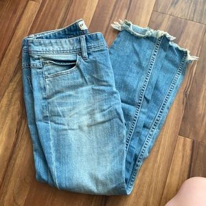 Free people frayed jeans